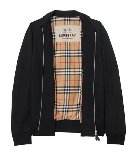 burberry reversible harrington jacket|burberry bomber jacket men's.